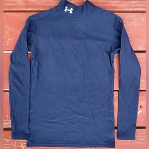 Unisex youth large navy Under Armor undershirt